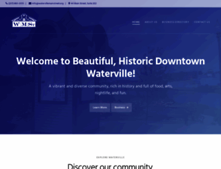 watervillemainstreet.org screenshot