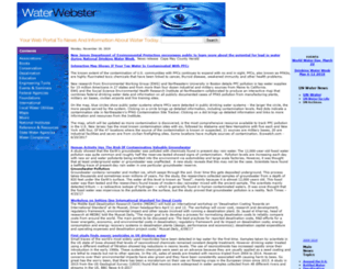 waterwebster.com screenshot