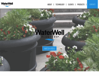 waterwellplanters.com screenshot