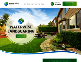 waterwiselandscaping.com.au screenshot