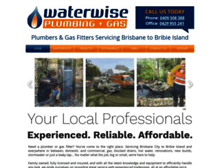 waterwiseplumbing.com.au screenshot