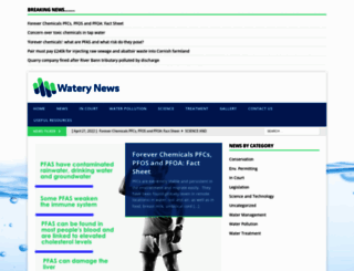 watery-news.co.uk screenshot