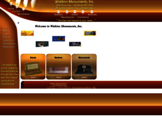 watkinsmonuments.com screenshot