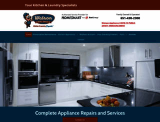 watsonapplianceinc.com screenshot