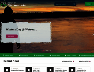 watsonlake.ca screenshot