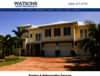 watsons-painting-waterproofing.com screenshot