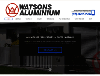watsonsaluminium.com.au screenshot