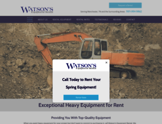 watsonsequipmenttn.com screenshot