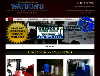 watsonsplumbing.com screenshot