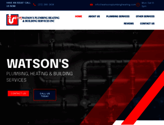 watsonsplumbingheating.com screenshot