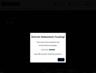 watsontowntrucking.com screenshot