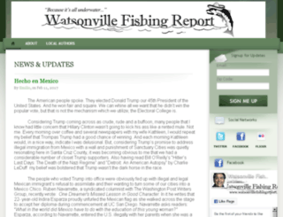 watsonvillefishingreport.com screenshot