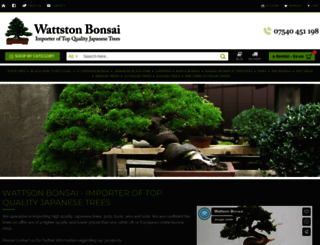 wattstonbonsai.com screenshot