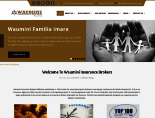 wauminiinsurance.co.ke screenshot