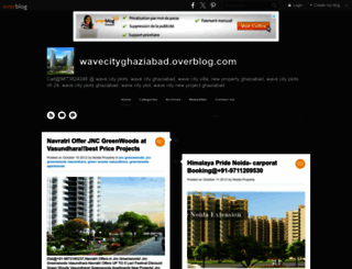 wavecityghaziabad.overblog.com screenshot