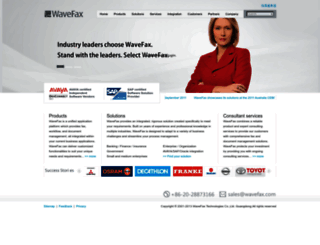 wavefax.com screenshot