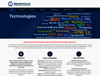 waveinfotech.com screenshot