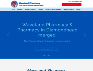 wavelandpharmacy.com screenshot