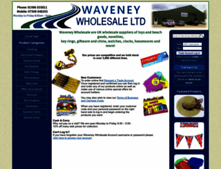 waveneywholesale.com screenshot