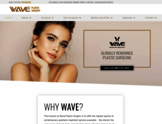 waveplasticsurgery.com screenshot