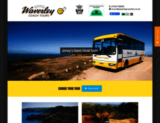 waverleycoaches.co.uk screenshot