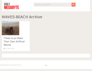 waves-beach.dailymegabyte.com screenshot
