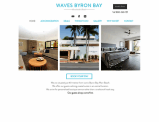 wavesbyronbay.com.au screenshot