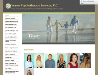wavespsychotherapyservices.com screenshot