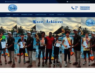 wavesswimacademy.com screenshot