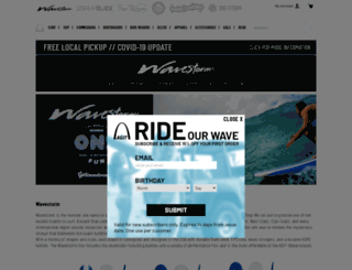 wavestormboards.com screenshot