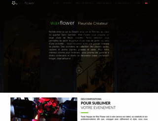waxflower-paris.com screenshot