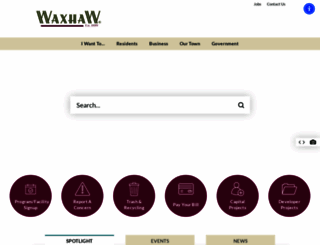 waxhaw.com screenshot