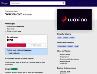 waxina.com screenshot