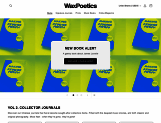 waxpoetics.com screenshot