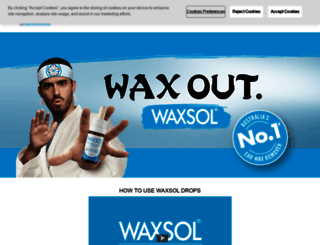 waxsol.com.au screenshot