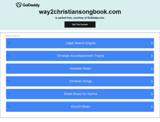 way2christiansongbook.com screenshot