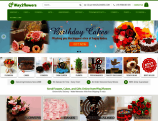 way2flowers.com screenshot