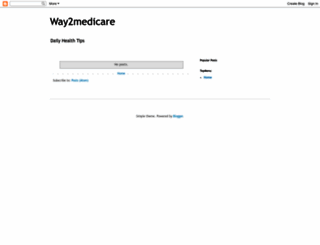 way2medicare.blogspot.com screenshot