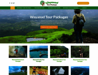 wayanadtourpackages.com screenshot