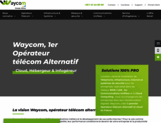 waycom.fr screenshot