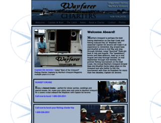 wayfarercharters.com screenshot