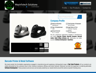 wayinfotechsoftware.com screenshot