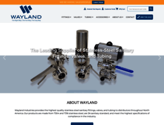 waylandindustries.com screenshot