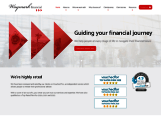 waymarkfinancial.co.uk screenshot