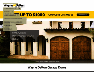 wayne-dalton.com screenshot