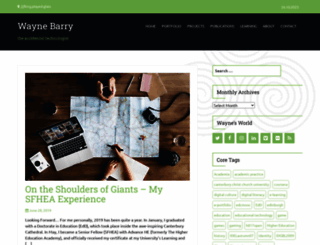 waynebarry.com screenshot