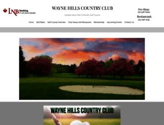 waynehillscc.com screenshot