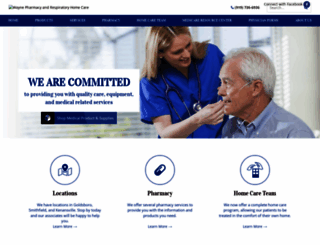 waynerespiratory.com screenshot