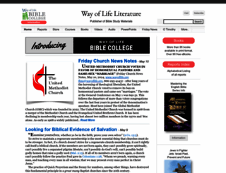 wayoflife.org screenshot