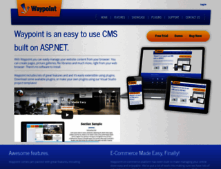 waypointcms.com screenshot